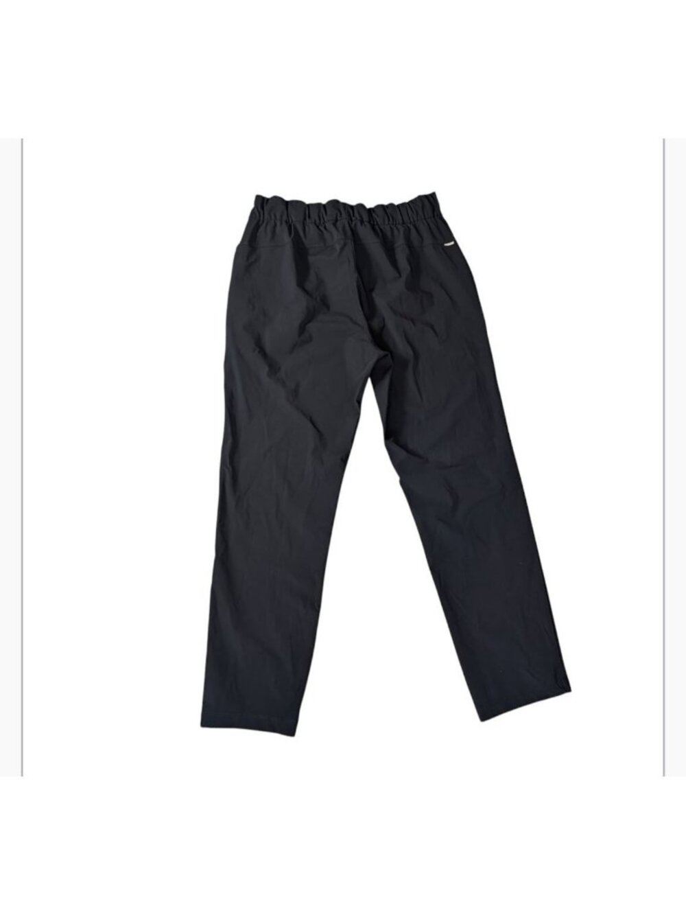 Vuori Black casual pull-on trousers elastic waistband women's size M